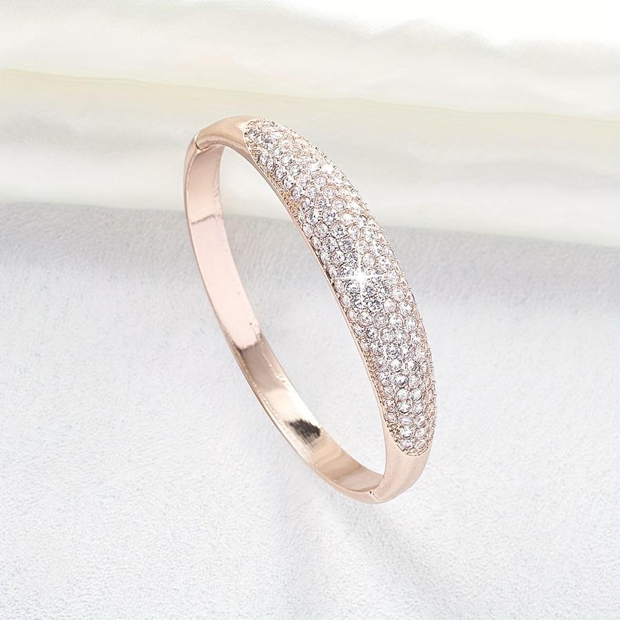 Elegant Rhinestone Bracelet for Women Luxurious Fashion Accessory Perfect Daily Gift