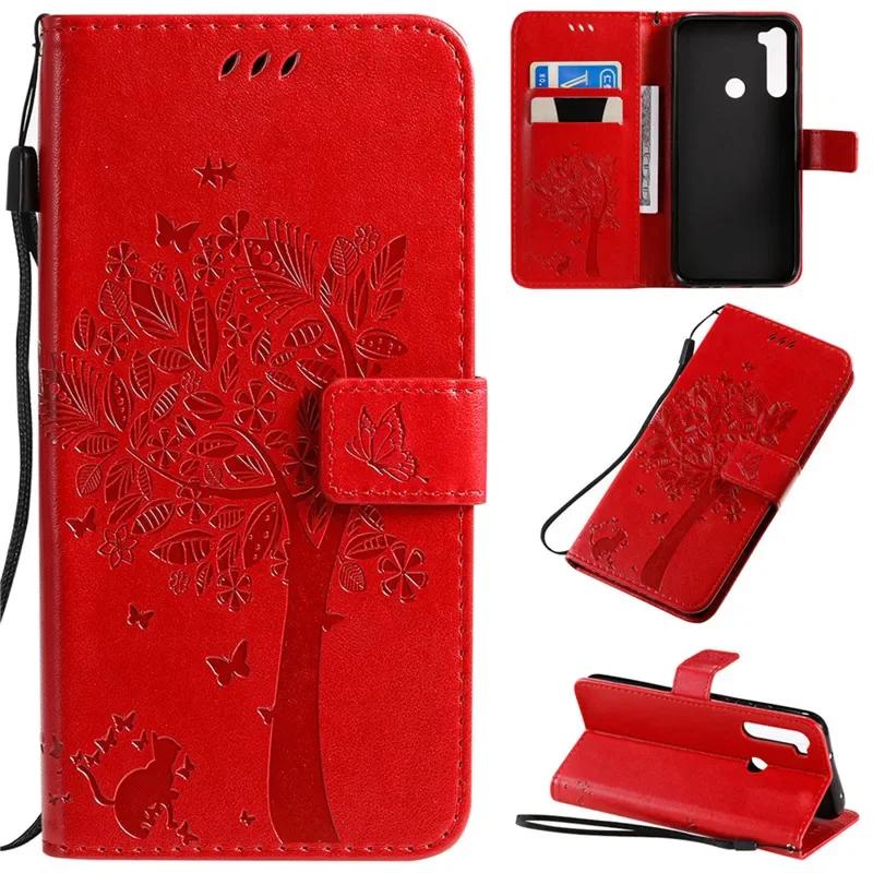 

Embossing Print Flip Wallet Leather Case For Xiaomi Mi A1 A2 Lite A3 7 9T 10T 11 Lite 11T 12T 13T Poco X6 C65 M6 Pro X5 X3 F3 Poco F3 червоний