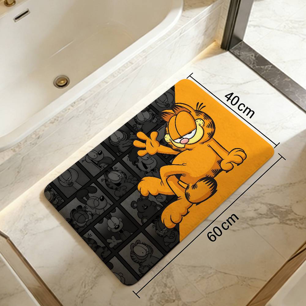 Anime G-Garfield Süße Katze Küchenmatte Kinderzimmer Schlafzimmer Dekoration Balkon Rutschfeste Fußmatte Wohnzimmer Alfombra