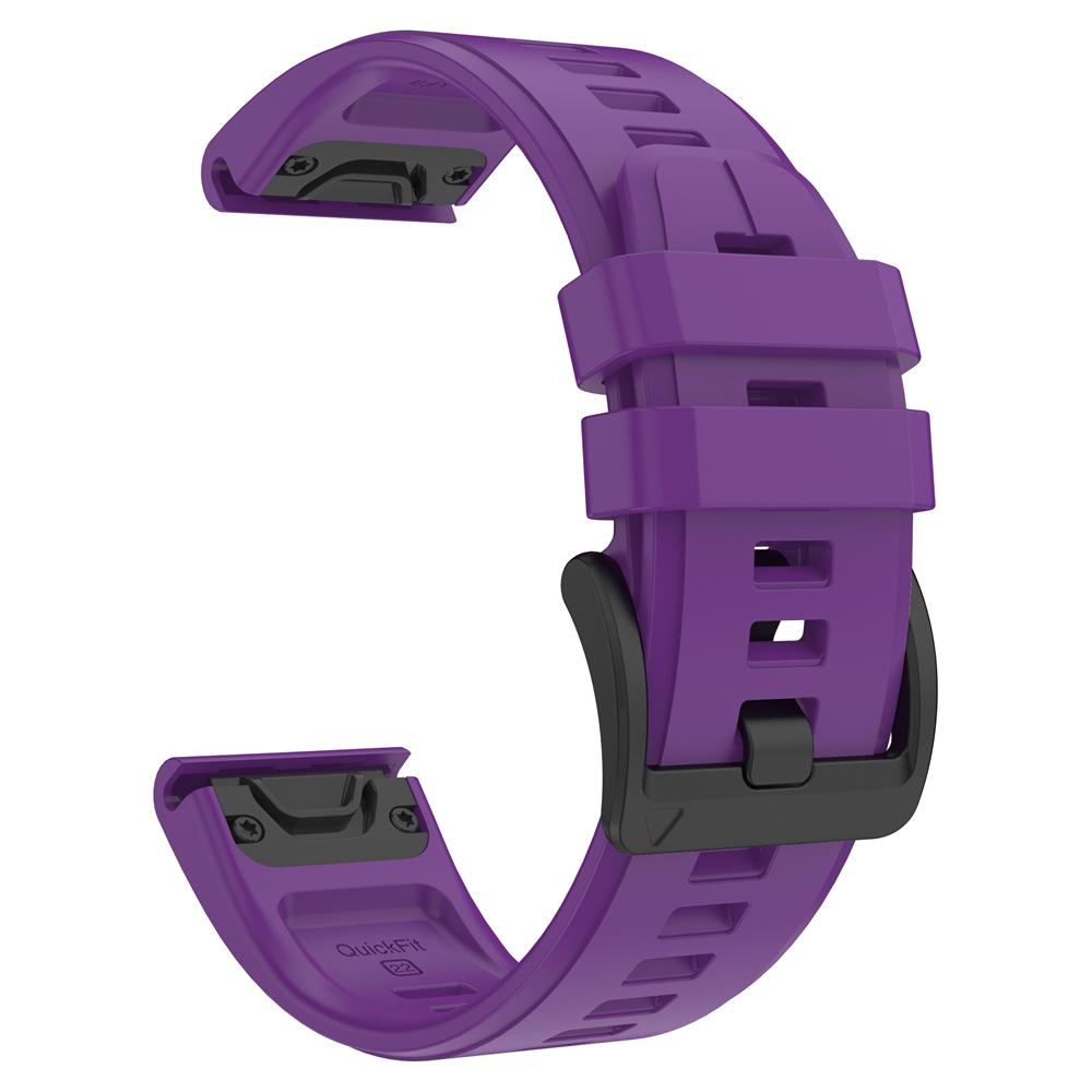 22 26mm Silicone Strap For Garmin Quatix 8/Tactix 8 7Pro/Fenix5 5x Puls 7 7x 6 6x 8 Pro 47mm 51mm/D2 Bravo Quick Fit Sports Band