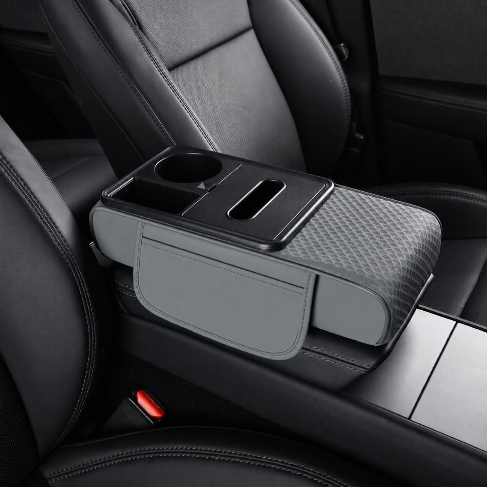 PU Leather Car Armrest Pad Height Increasing Armrest Pillow Car Armrest Cushion for Car Interior