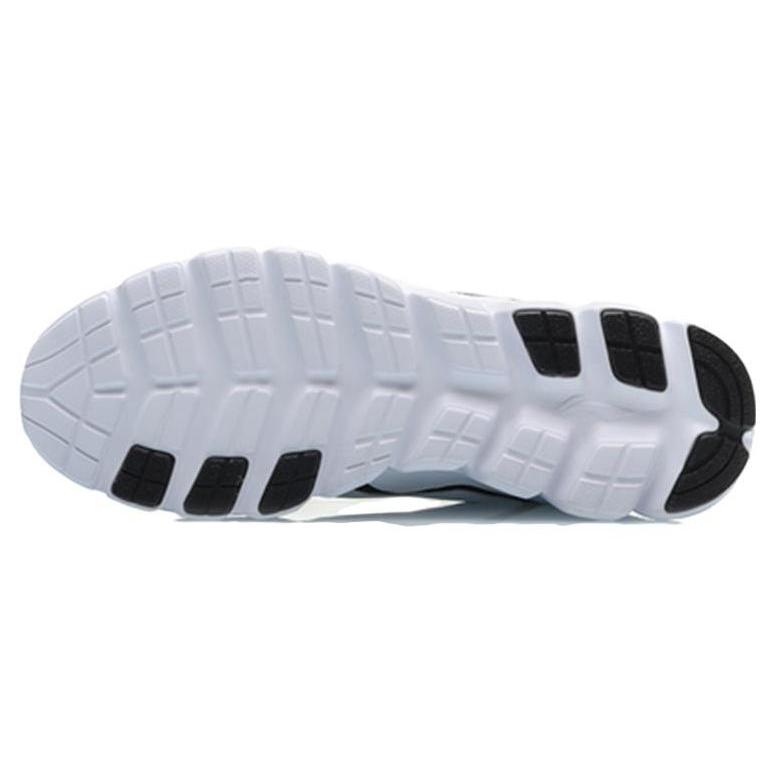 Li Ning Lace Up Leather Slip Resistant Abrasion Resistant Low top Running Shoes Men's Black White ARHP275-4