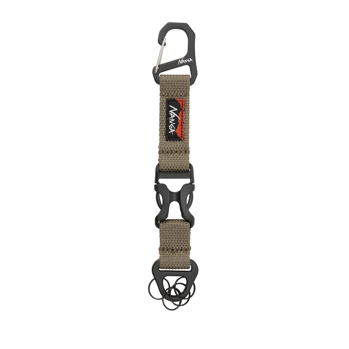 

CARABINER KEY HOLDER Keychain COYOTE [Nanga] NA2443-1Z104-A