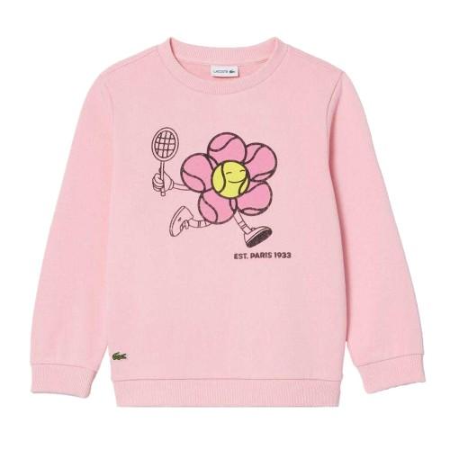 Lacoste Childrens/Kids Printed Crew Neck Sweatshirt