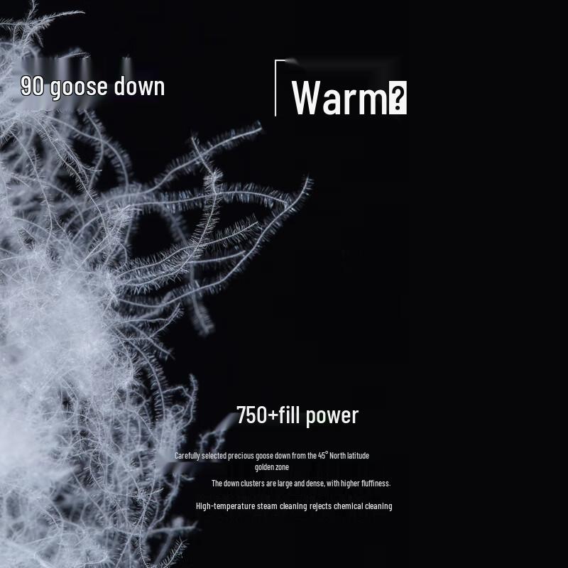 Jinyujie 2025 Winter Unisex 90% Goose Down Puffer Coat