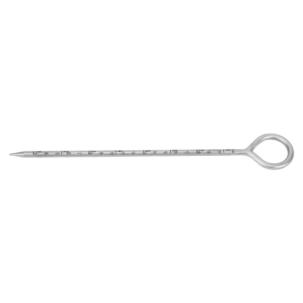 10 Inches Soil Sampler Probe Circular Handle Easy to Use Portable Stainless Steel Soil Probe for Plants Garden Farm