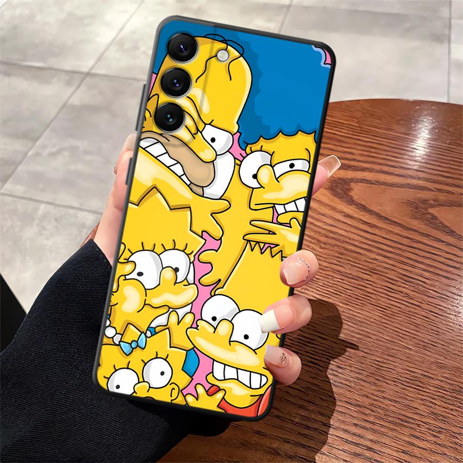 Phone Cover Case for Samsung Galaxy A24 A34 A12 A13 A23 A51 A52 A54 A71 A14 A15 A16 A17 A72 A73 The S-simpsons Cartoon