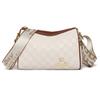 New Women's Soft Leather Shoulder Bag Fashionable Wide Shoulder Strap Plaid Embossed Practical Large-capacity Pillow Bag