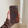 High-end Electroplated Gold-Stamped Snake Pattern Case for iPhone 16 Pro Max, Apple 17, 15/14 with Large Viewing Window