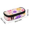 Pencil Bag Spacious Storage Zipper Closure Strong Polyester Fabric with Main Compartment Mesh Pocket and Pen Slots for Boys Girls