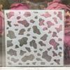 9Pcs/Set 13cm Bubble Dot Flower Arrow Texture DIY Craft Layering Stencils Painting Scrapbooking Embossing Album Template