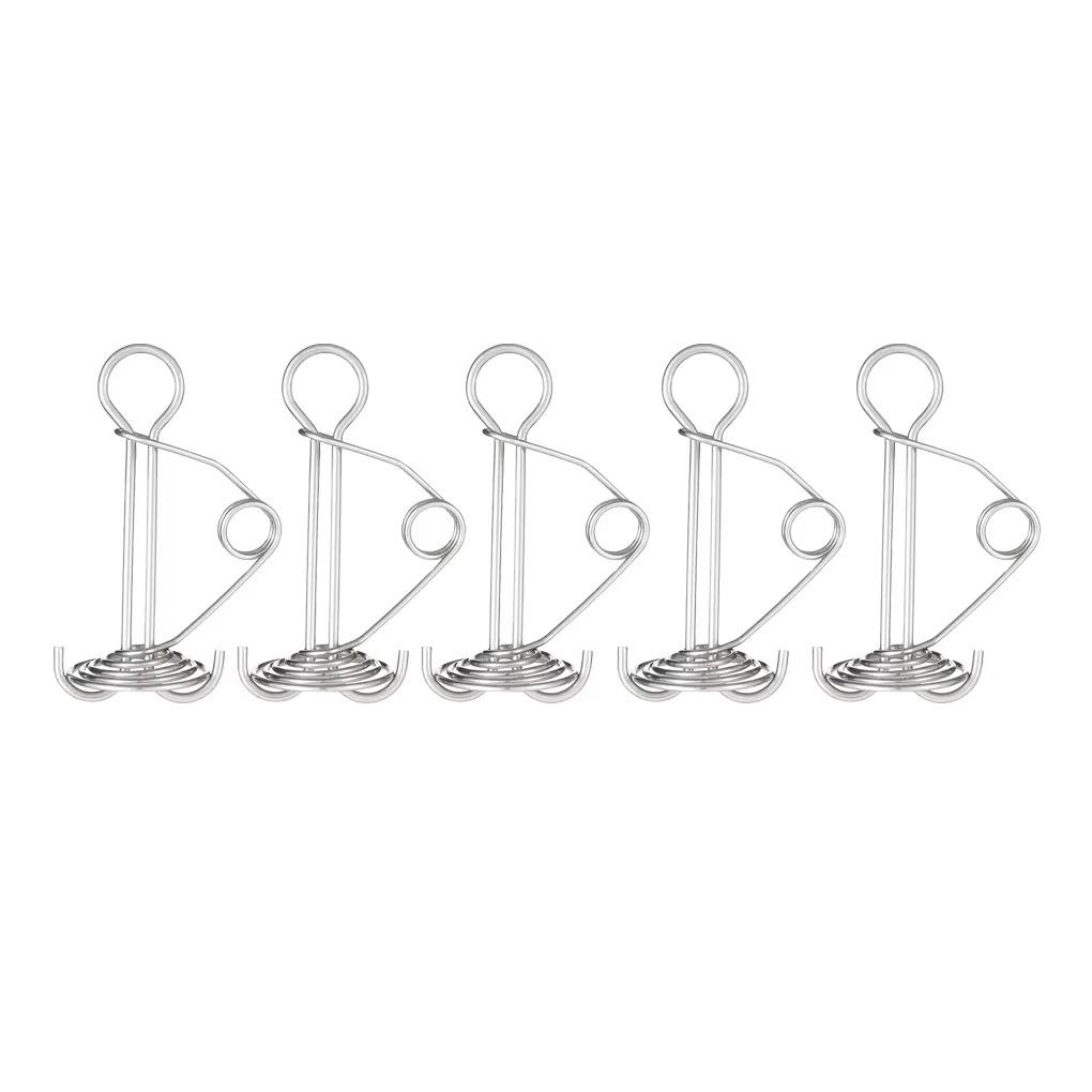 5/10pcs Spring Tent Pegs, Heavy Duty for Camping & Awning, Outdoor Shelter, Canopy, Hiking Accessories, Durable, Easy To Install