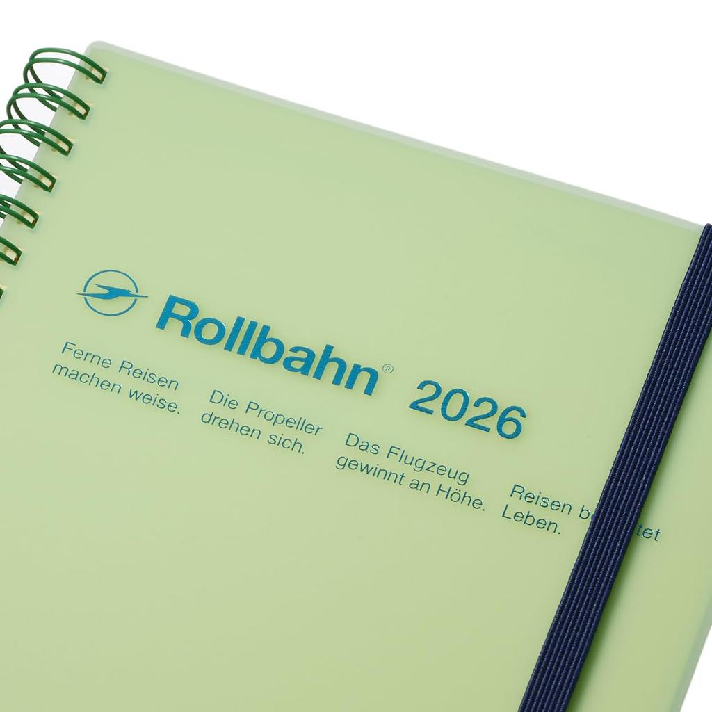 [Delfonics Planner 2026 Edition / Starting October 2025] Rollbahn Clear A5 Monthly Planner (Clear Green)