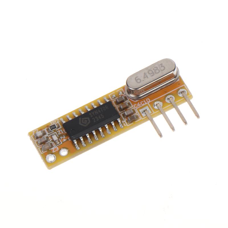 RXB12 Superheterodyne Wireless Receiver Module 315/390/418/433MHz High Sensitivity for Remote Control Security Projects