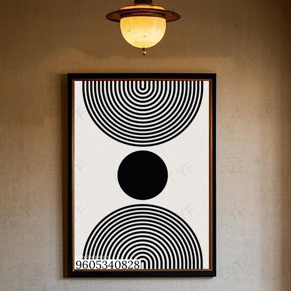 Abstract Bohemian Wall Art Poster High Quality Wall Art for Home Office Bedroom Living Room Hallway Bar Perfect Gift Idea