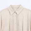 Women's Turn Down Collar Short Sleeve Midi Dress Loose Fit Mid Rise Linen Blend Shirt Dress With Matching Belt