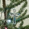 Klare Acryl Weihnachtsdekorationen Weihnachtskugel Elegante Religiöse Dekoration mit Aufhängeseil Winterparty Geschenk