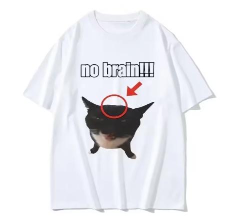 Summer New Pattern Printed Pure Cotton Tshirt Suitable For Both Unisex And Unisex Versatile Breathable And Comfortable Tshirt