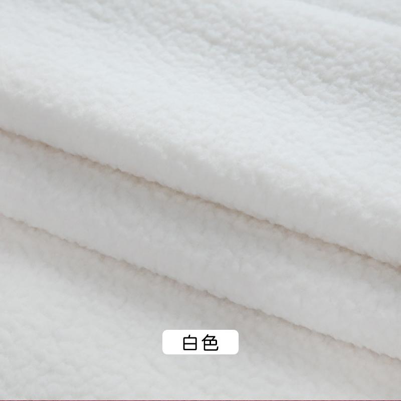 0.5m/1m/2m Thickened Lamb Wool Fabric Coral Fleece For Warm Lining Jacket, Hoodies, Sports Suits, Dolls DIY Clothing Fabric