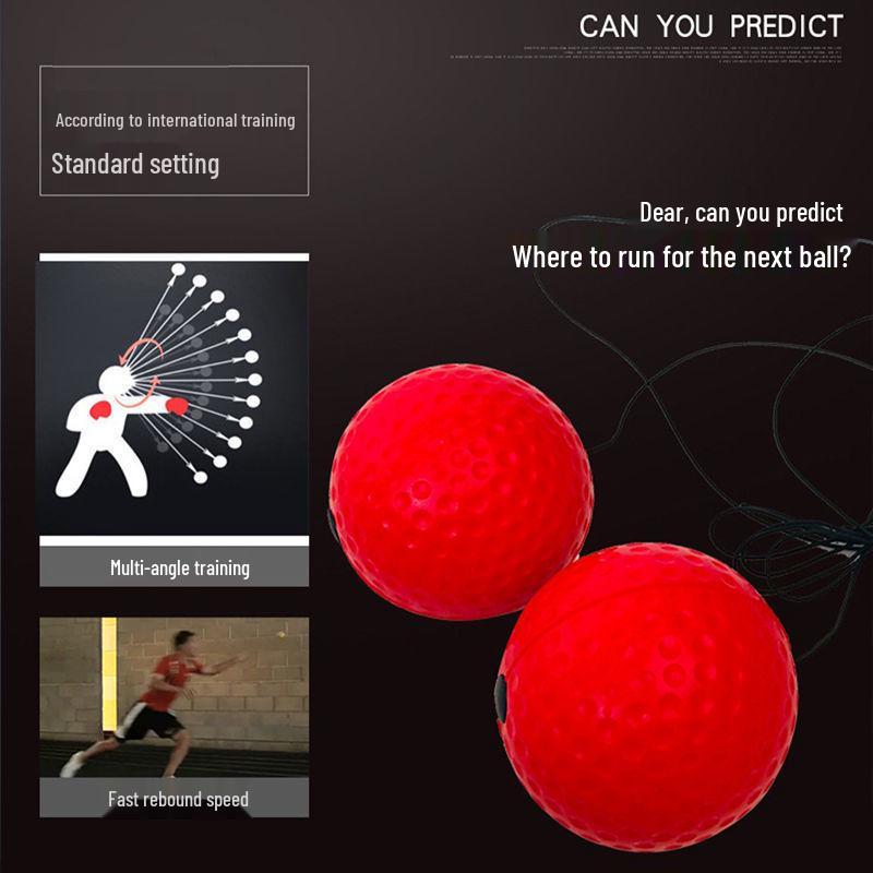 Zhijia Head-Mounted Boxing Speed Reaction Training Ball for Stress Relief