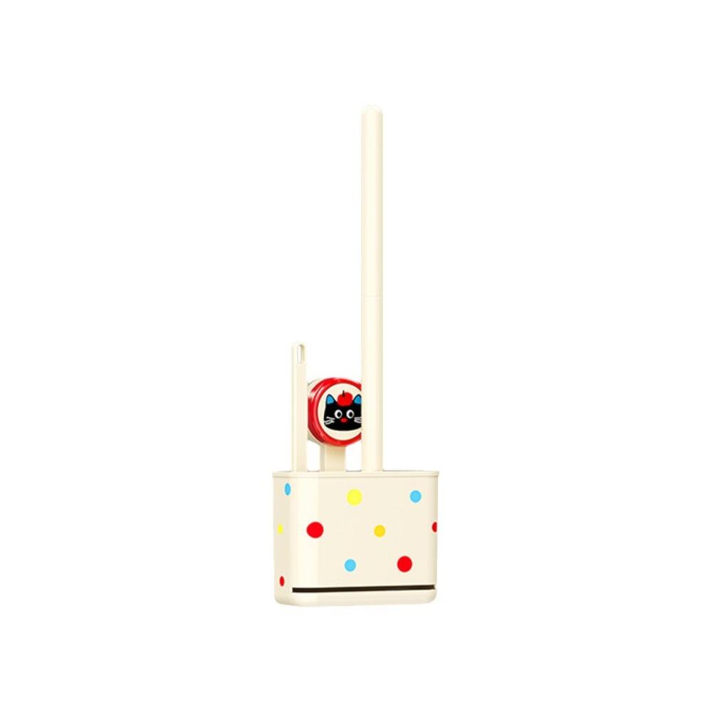 Cartoon Closestool Brush No Punching Cleaning Brush Cleaning Tool Toilet Scrubber  Toilet