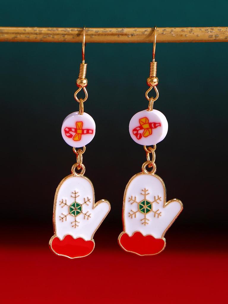 Colorful Light Luxury Christmas Tree Diamond Stud Earrings for Women