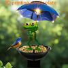 2D Acrylic Animal Garden Stake, Frog Rooster Giraffe Mushroom Yard Art Sign, Decorative Welcome Sign for Outdoor Yard Lawn Pathway