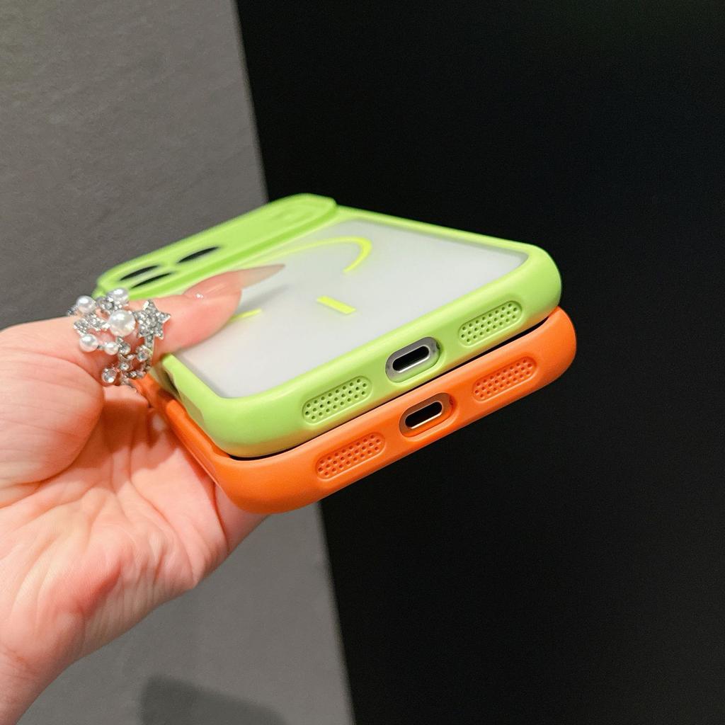 Matte Silky Touch Case for Magsafe Mag Safe iPhone 17 Air 16 Pro Max 15 Plus 14 13 12 11 16Pro 17Pro Frosted Translucent Shockproof Back Phone Cover