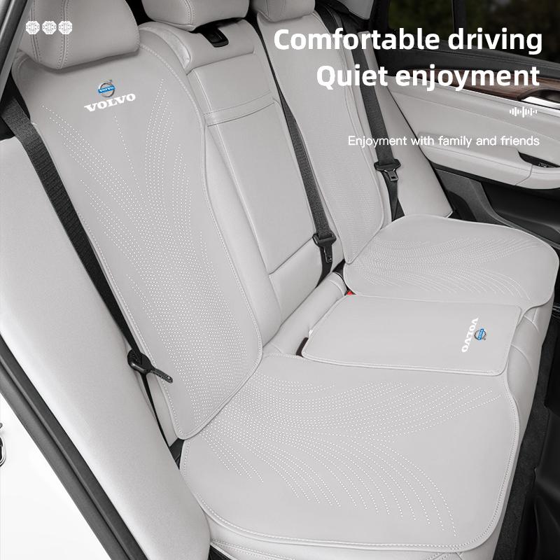 Car Logo Seat Covers Auto Seat Breathable Protection Cushion For Volvo Xc60 Xc90 V40 V60 S60 V50 V90 S80 C40 XC40 V70 XC70 C30