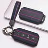 Key Fob Cover for Chery Omoda C7 Jaecoo J7 J5 with Keychain Non Slip Ergonomic Soft Key Shell for 4 Button Chery Car Key Anti-Scratch Surface