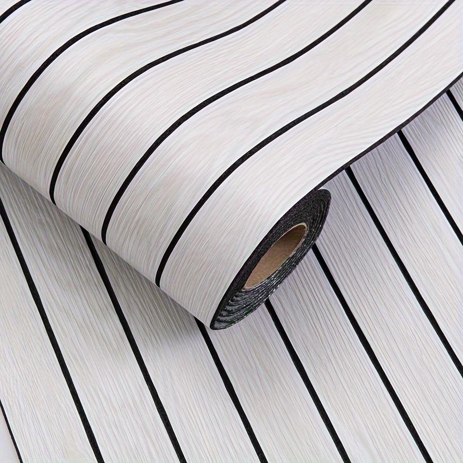 SXP Self-Adhesive Grid Panel Wall Stickers-3D Textured Striped Classic Style Indoor Home Decor Self adhesive Wallpaper