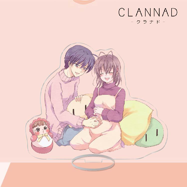 Anime Peripheral Acrylic Standing Sign Tuanzi Big Family Clannad Ancient River Zhu Ornaments