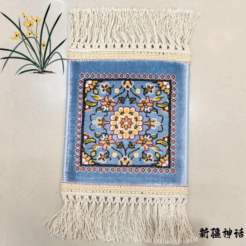 New Ethnic Carpet 2024, Wool Blend Floor Mat, Traditional Handmade Decor Tapestry Wall Hanging