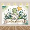 Cartoon Dinosaurier Kindergeburtstagsparty Dekoration Dschungeltier Hintergrundbanner Jurassic World Waldkulisse Für Babyparty