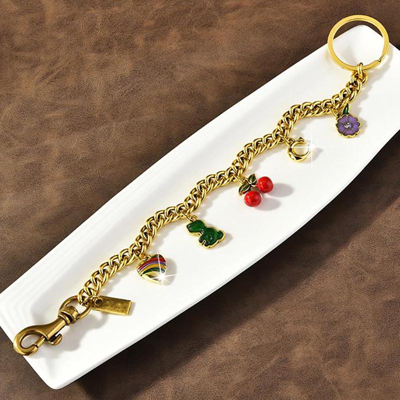 Versatile Bag Pendant For Women Trendy Messenger Bag Chain Creative Cute Cherry Keychain Bag Decoration Accessories Gifts