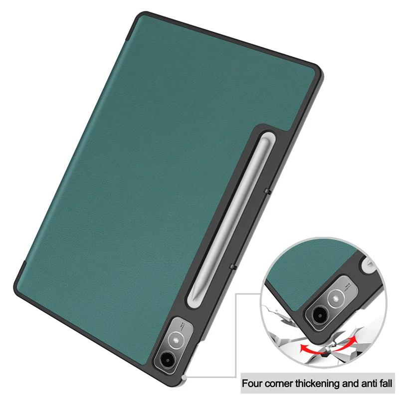 Tablet Case For Lenovo Tab P12 Case 12.7 Inch 2023 Magnetic Cover Funda For Xiaoxin Pad Pro 12.7 Inch P12 Pro 2nd Gen 12 7 Tablet Case  Cover