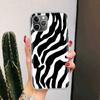 Zebra Stripe Print Phone Case For Apple iPhone 17 Air 16 15 Plus 14 + 13 Mini 12 11 Pro Max 7 8 SE 16Max Soft Shell Cover Coque