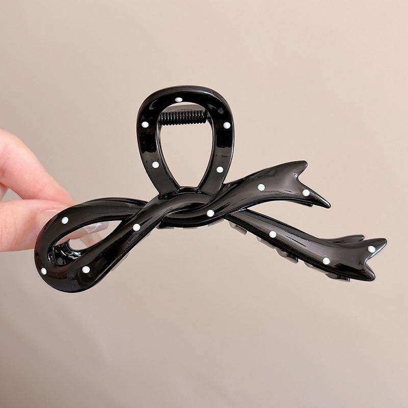 Trendy Fashion Elegant Plush Grab Clip Women's Large Hair Volume High-Level Sense Clip Hairpin Autumn and Winter Back Head Shark Clip Hairpin Headwear