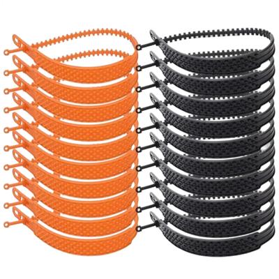 10pcs/set Adjustable Anti-Skid Car Grips Tire Straps Snow Tire Straps For Snow Auto Automotive Van Vehicle RV Truck SUV