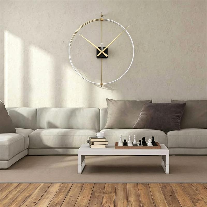 Oversized Wall Clock Mechanism Set with Strong Drive Support and Long Hands for DIY Replacement and Assembly Use