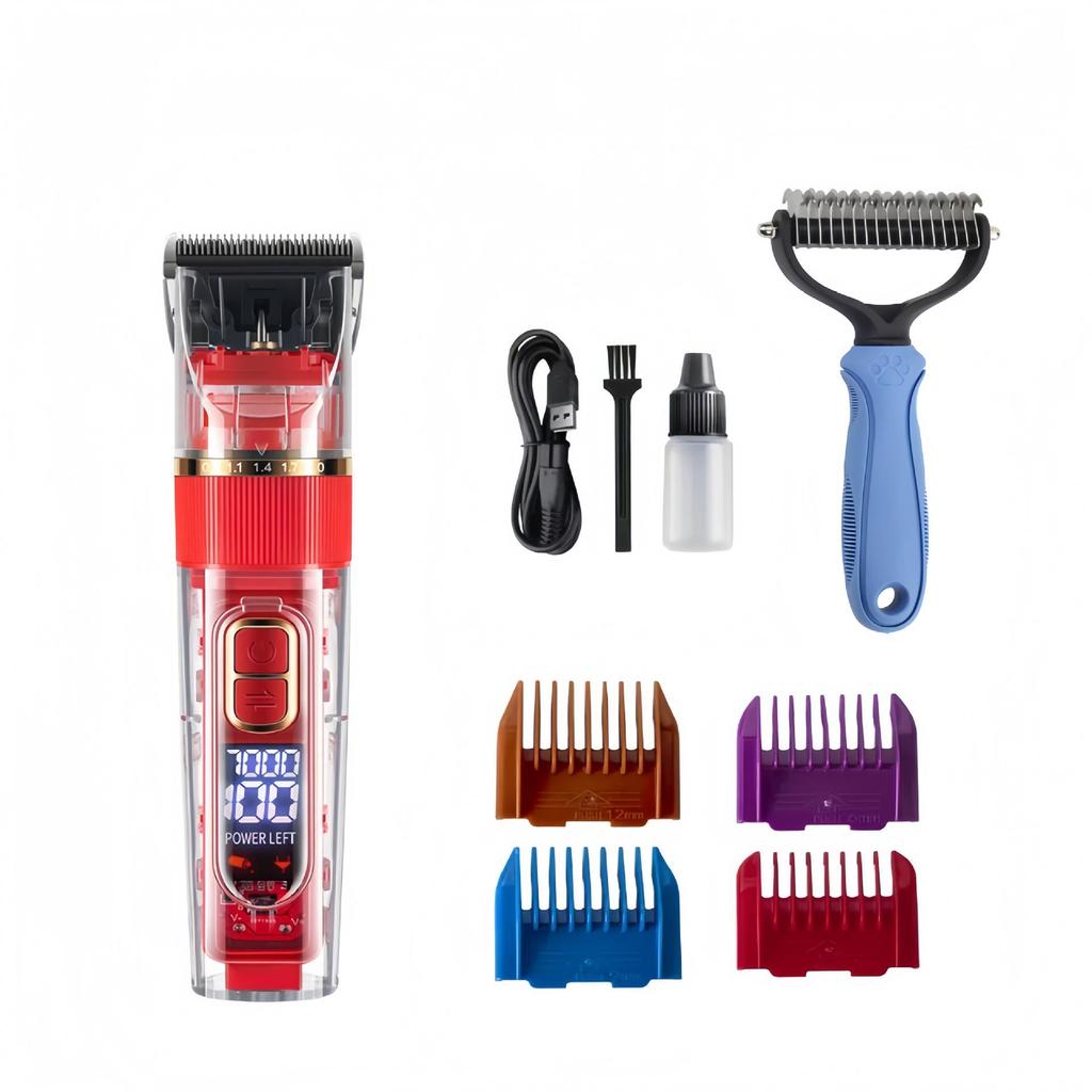Aparat de tuns electric pentru animale de companie: Aparat de ras și trimmer pentru toaletarea pisicilor și câinilor