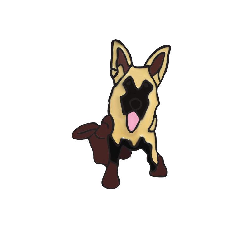 Cartoon Animal Brooch: Cute Dog Pin Badge for Shirts, Sweaters, Jeans - 10 Styles