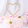 Event Supplies Heart Shape Pearl Cake Toppers Cake Decorating Tool Happy Birthday Party Decoration