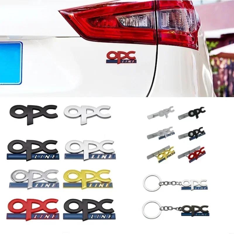3D Metal OPC Line Car Rear Boot Trunk Emblem Badge Sticker Decal Accessories For Opel Insignia Corsa E Astra H J D Zafira Vectra Ago088