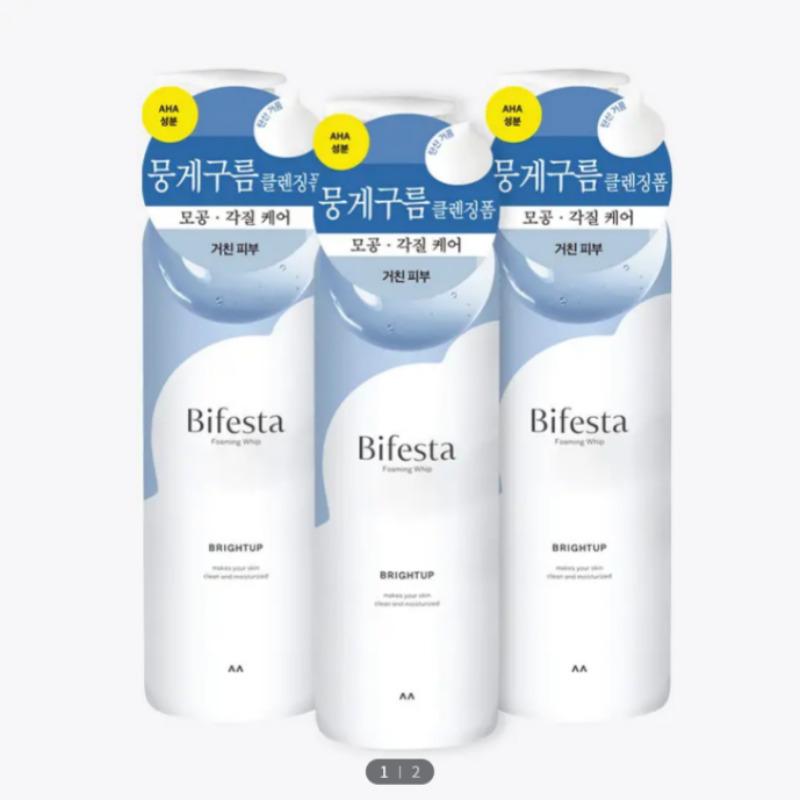 

Bifesta Очищающая мусс-пена Осветляющий тройной набор 200 г x 3