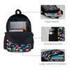 Watercolor Brush Backpack Colorful Print Workout Backpacks Women Custom Soft School Bags Streetwear Rucksack