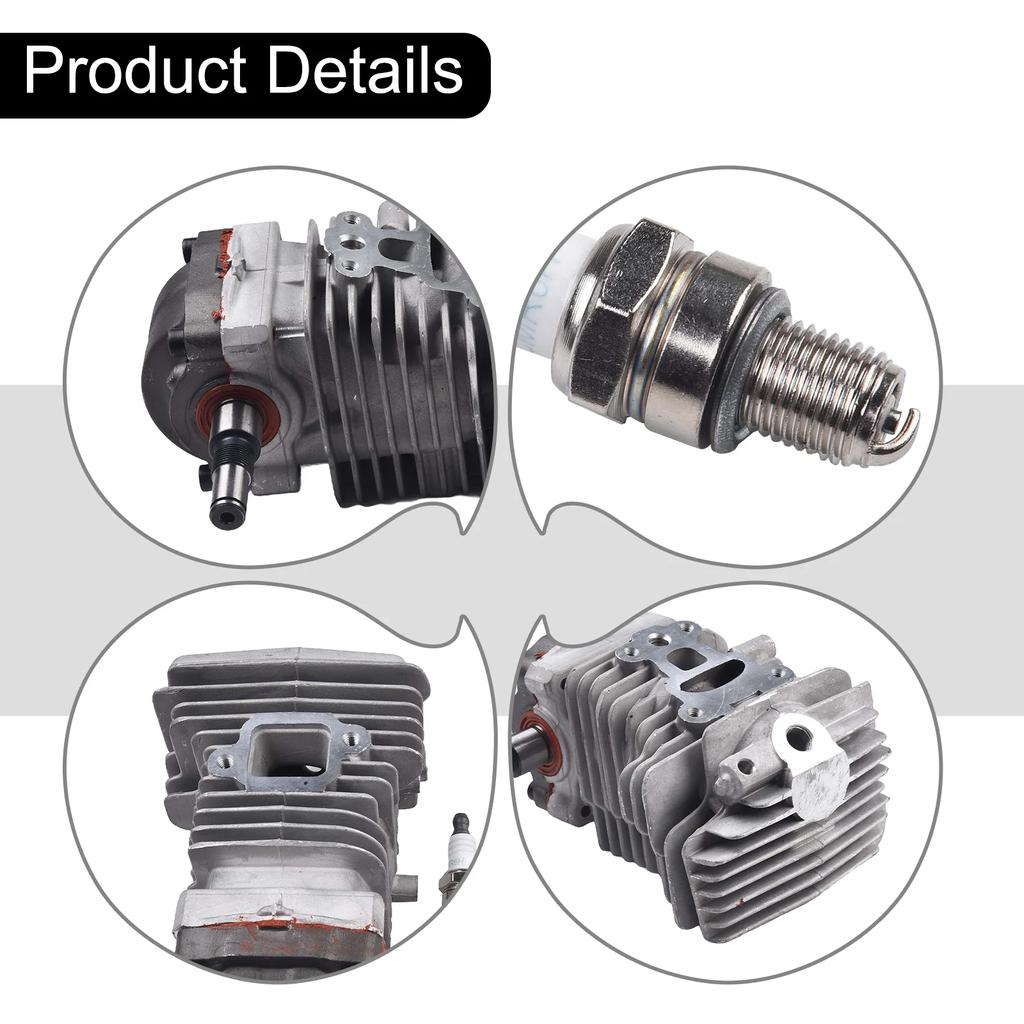 40mm Engine Motor Cylinder Pistoning Crankshaft Bore Cylinder Pistons Kit Fit  For MS211 MS211C MS 211Garden Gas Chain Saw Parts