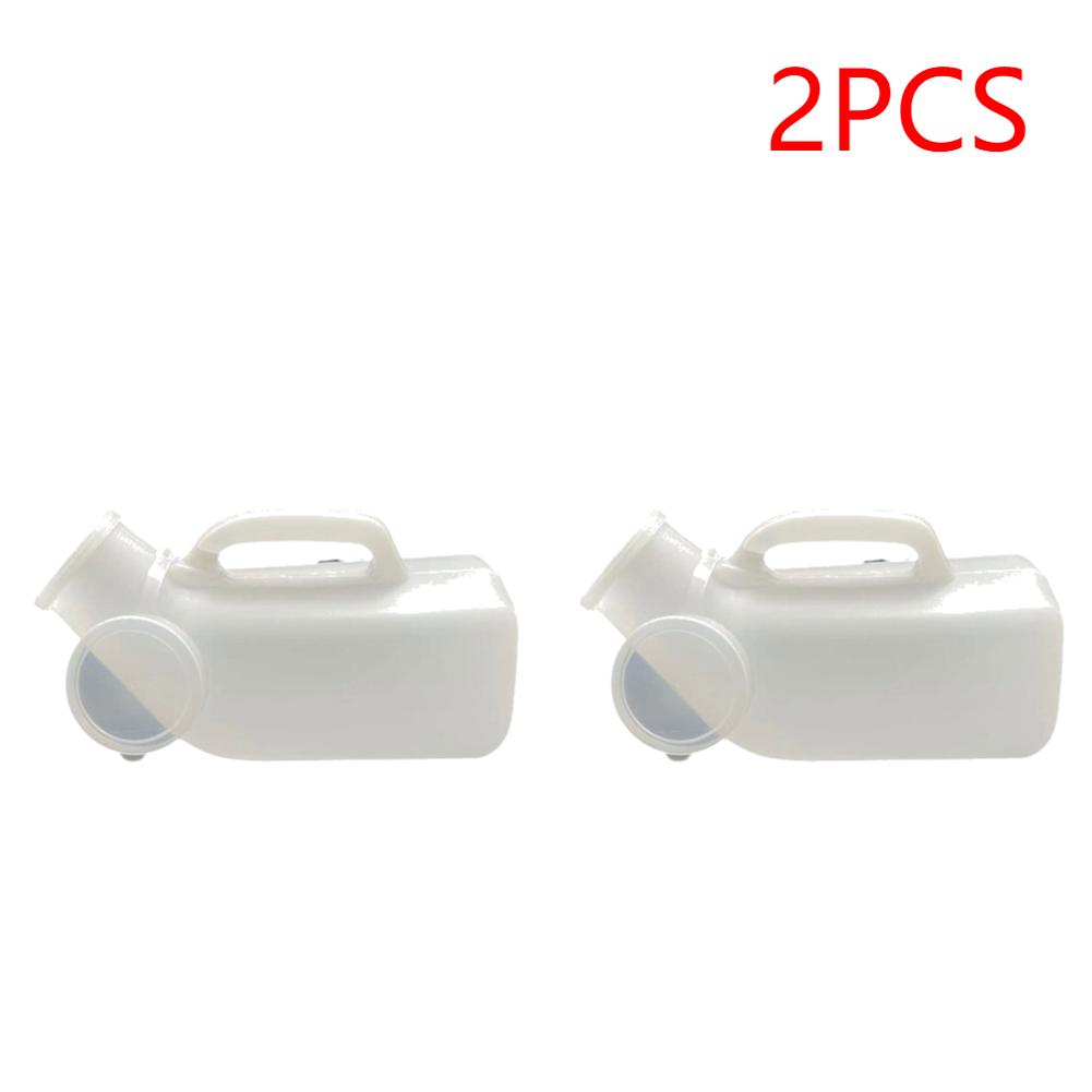 1-5Pcs 1200ml Pee Bottle Spill Proof Portable Urinal Plastic Mens Bedpan Bottle with Lid for Car Elderly and Incontinence