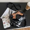 Handbag Bowknot Crossbody Bag Y2K PU Leather Underarm Bag Portable Bow Shoulder Bag  Shopping