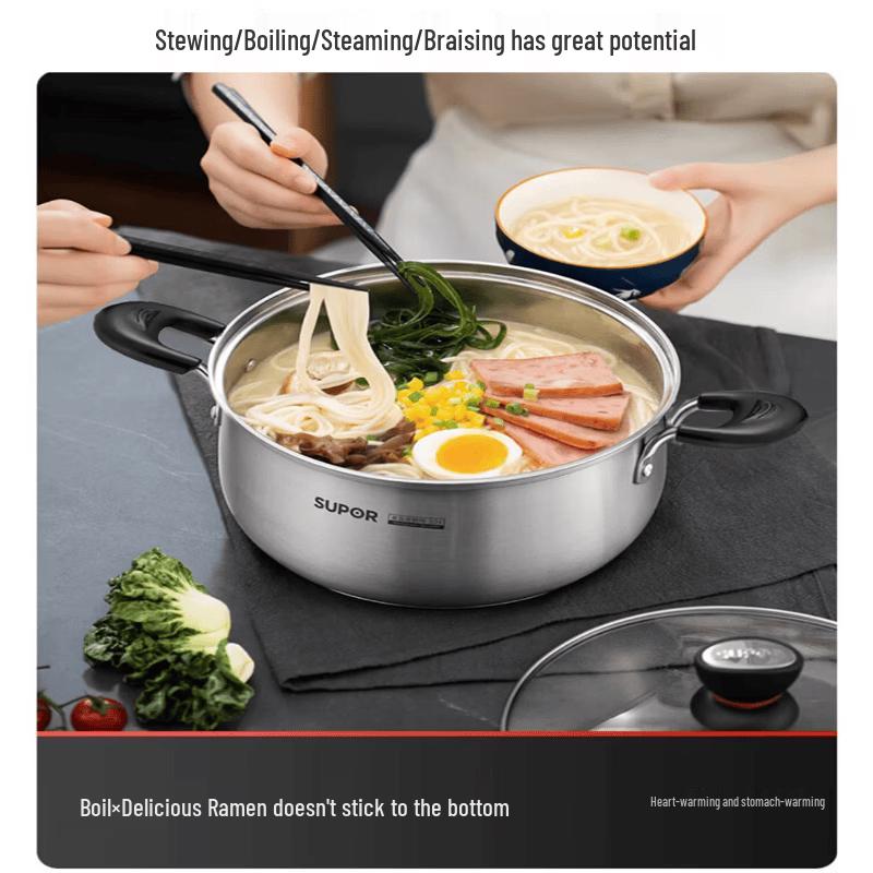SUPOR 304 Stainless Steel Multi-Purpose Soup & Stew Pot